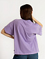 Женская футболка "Oversize" арт. к1242л / Лиловый