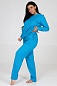 Женский костюм с брюками 52312 Синий