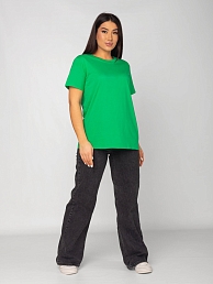 Женская футболка базовая Зелень Ф-38