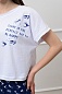 Женская футболка 7400 Белая