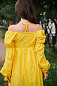 Женское Платье 7337 Желтое