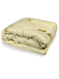 Одеяло зимнее Верблюжья шерсть полиэстер 600 гр. (пакет) / ЯфТекс