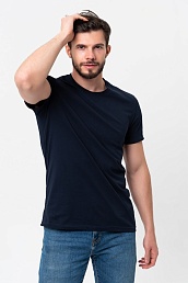 Мужская футболка 11772 Темно-синяя